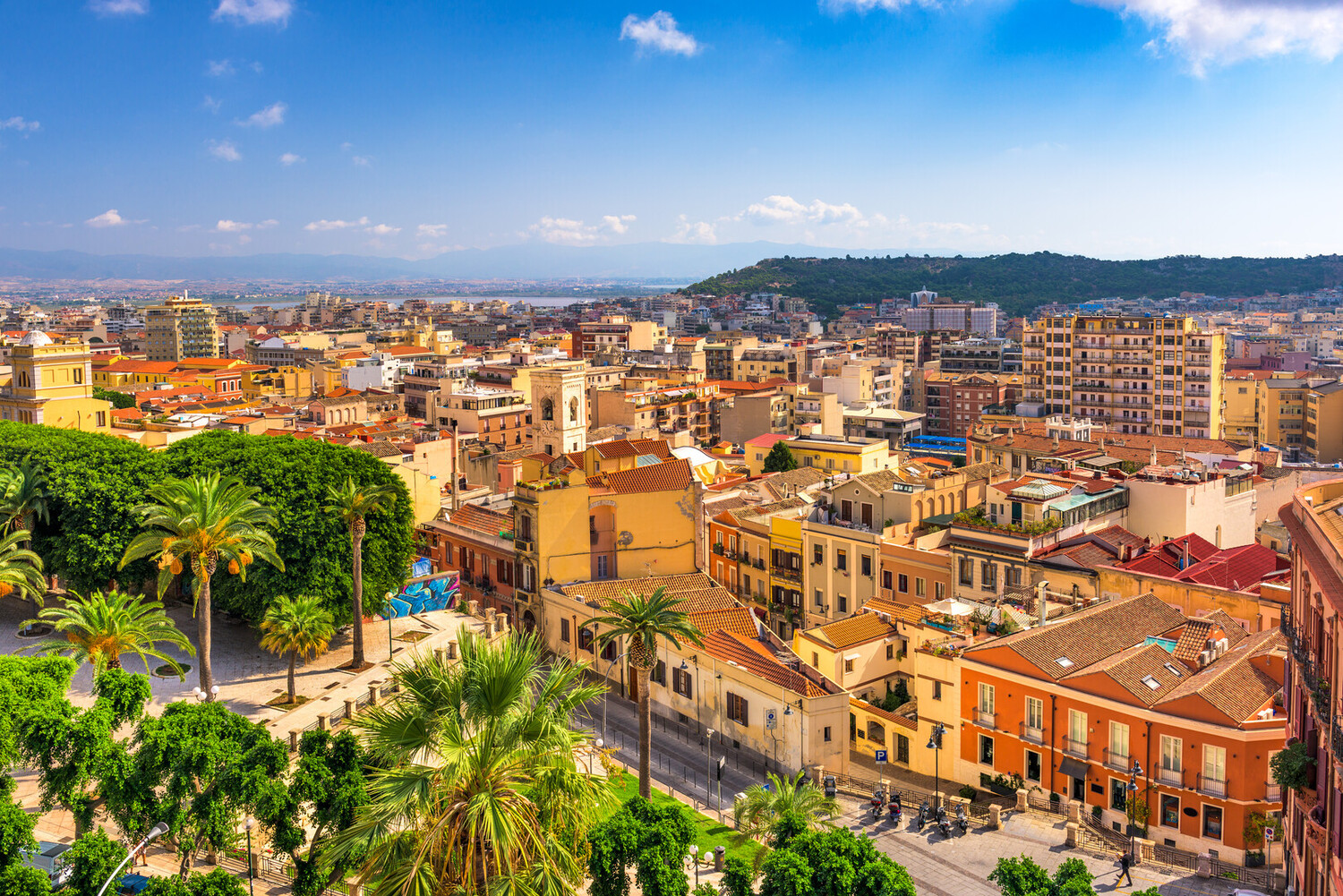cagliari, italy cityscape